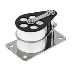 Schaefer 303-29 Series 3 Flat Base/DBL/Aluminum Cheek | Blackburn Marine Schaefer Hardware